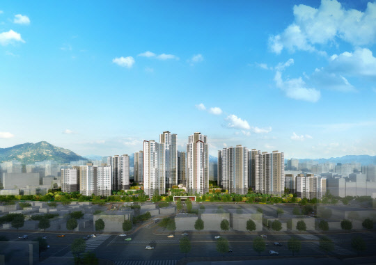 롯데캐슬 클라시아 투시도. <롯데건설 제공>